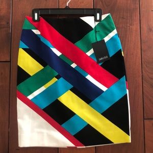 Carlisle, colorful skirt!